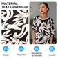 👗 Rochie elegantă lejeră cu imprimeu cu guler rotund pentru femei