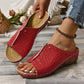 🏖️Peep Toe Slip on Wedge Sandale pentru femei