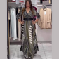 💝Rochie elegantă de epocă cu decolteu în V