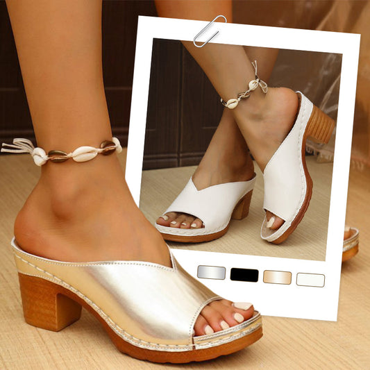 🌸Vânzare fierbinte de vară 49%OFF 🌸Sandale cu platformă cu toc gros