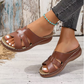 🎉【EU36-43】🔥Femei respirabil Cozy Flat Sole Faux Sandale din piele🌹🎁