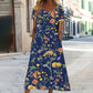 Rochie maxi cu imprimeu floral pentru femei