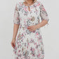 🌹Rochie elegantă plisată cu mânecă scurtă și lungă