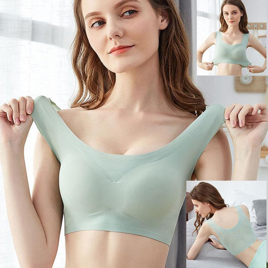🔥Noua promoție 40% off💖Sutien Comfort Ultra-Thin Plus Dimensiune Ice Silk