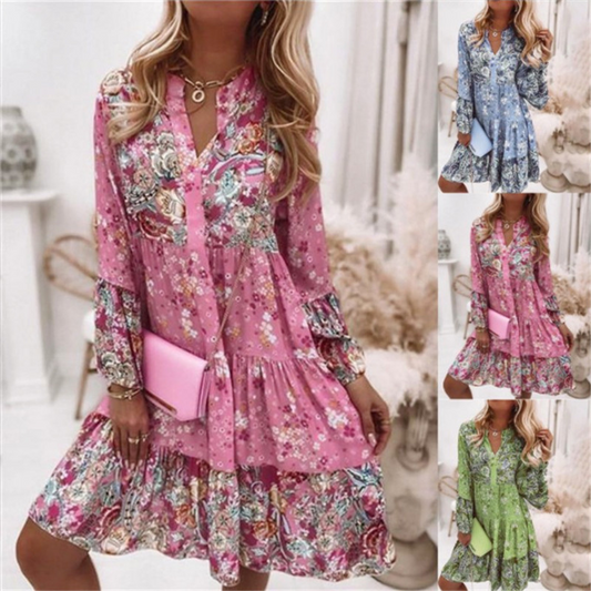 🌺Rochie tipărită la modă elegantă