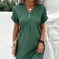 👗 Rochie cu mânecă scurtă și decolteu în V