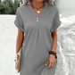 👗 Rochie cu mânecă scurtă și decolteu în V