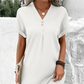 👗 Rochie cu mânecă scurtă și decolteu în V