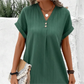 👗 Rochie cu mânecă scurtă și decolteu în V