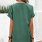👗 Rochie cu mânecă scurtă și decolteu în V