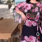 Rochie cu imprimeu ușoară și versatilă