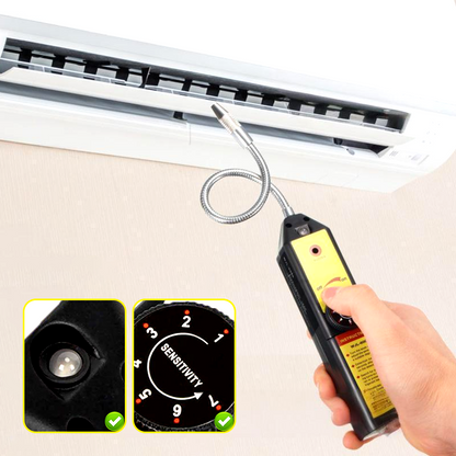 Detector multifuncțional de scurgeri de halogen pentru mașini AC