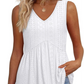 【S-2XL】👚Top plisat fără mâneci