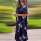 Femeii Casual vrac se potrivi rochie cu mânecă scurtă