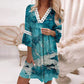 💖Rochie casual imprimată cu decolteu în V pentru femei