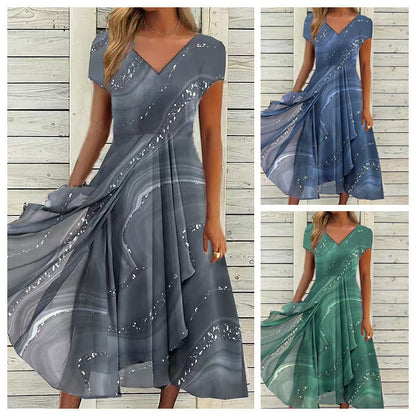 💃Rochie elegantă pentru femei cu decolteu în V