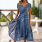 💃Rochie elegantă pentru femei cu decolteu în V