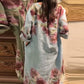💃Rochie casual moale pentru femei, cu imprimeu floral